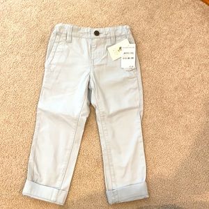 NWT Tucker+Tate boys 3 tapered leg grey long pants